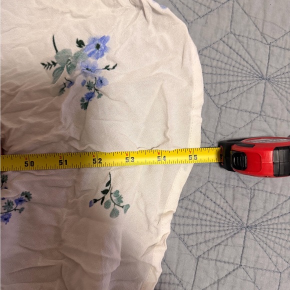 Princess Polly Sing Along Maxi Dress White/Blue Floral Sz 2 - Picture 7 of 7